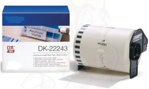 COMPATIBLE Brother Label 102mmX30.48m P-Touch QL1000 1050 1060 (DK-22243), (White)