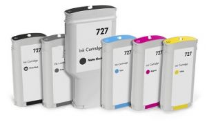 COMPATIBLE HP Ink Matt T1500,T2500,T920,T930 (B3P22A), (Black-Matt) - 130 ml 