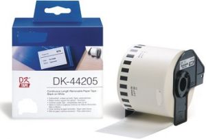 COMPATIBLE Brother Label 62mmX30.48m P-Touch QL1000 1050 1060 (DK-44205), (White)