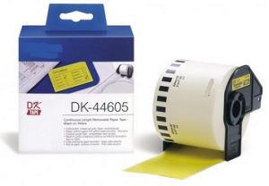 COMPATIBLE Brother Label 62mmX30.48m P-Touch QL1000 1050 1060 (DK-44605), (Yellow)