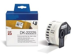COMPATIBLE Brother Label 38mmX30.48m P-Touch QL1000 1050 1060 (DK-22225), (White)