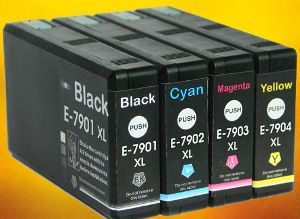 COMPATIBLE Epson Ink WF4630,4640,5110,5190,5620,5690 (T79024010), (Cyan) - 2K