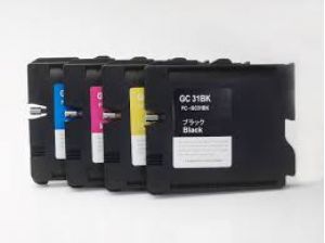 COMPATIBLE Ricoh Ink Pigment GX e2600,e3000N,e3300N,e3350n (GC-31C), (Cyan) - 30 ml
