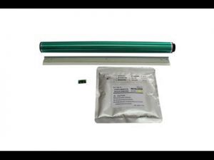 EL Minolta <b>Drum Unit Rebuild Kit</b> with OEM developer Bizhub C 250/252 (Cyan)