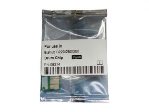 EL<b> Chip</b> for MINOLTA <b>Drum Unit</b> BH C220/280/360 (Yellow/Magenta/Cyan)