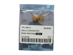 EL<b> Chip</b> for MINOLTA <b>Drum Unit</b> BH C200/203/253/353 (Yellow)