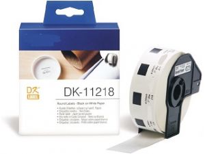 COMPATIBLE Brother Label 24mm 1000psc P-Touch QL1000 1050 1060 (DK-11218), (White)