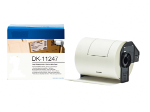 COMPATIBLE Brother Label 103mmX164mm P-Touch QL1100 1050 1060 (DK-11247), (Black-White)