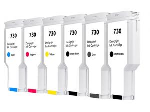 COMPATIBLE HP Ink Dye T1600,T1700,T2600 (P2V70A), (Yellow) - 300 ml