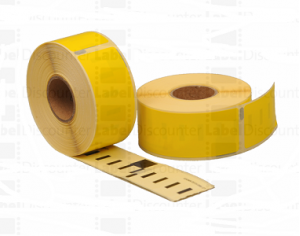 COMPATIBLE DYMO Label 89mmX28mm 130 DYMO Labelwriter 400 (S0722370), (Yellow)