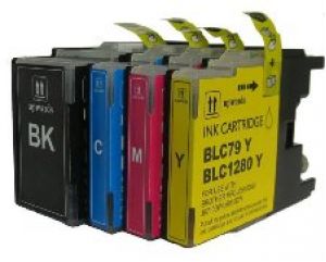 COMPATIBLE Brother ink MFC J6510DW,J6910DW.LC-1280XLBK (LC-1280XLBK), (Black) - 30 ml