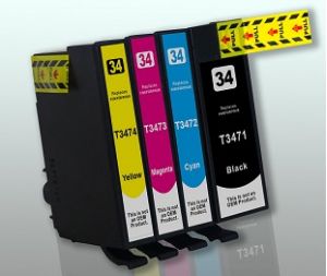 COMPATIBLE Epson Ink Workforce WF-3720DWF / WF-3725DWF--34XL 12ML (T3472), (Cyan) - 0.95K