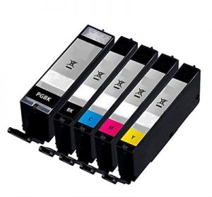 COMPATIBLE Canon Ink With chip TS6150,8150,9150,TR7550,8550 (PGI-580XXL PGBK), (Black) - 0.6K