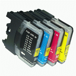 COMPATIBLE Brother ink DCP J315W,MFC J410,DCP J125,J515W,MFC J265W. (LC-985Y), (Yellow) - 20 ml