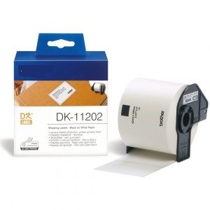 COMPATIBLE Brother Label 62mmX100mm 300psc P-Touch QL1000 1050 1060 (DK-11202), (White)