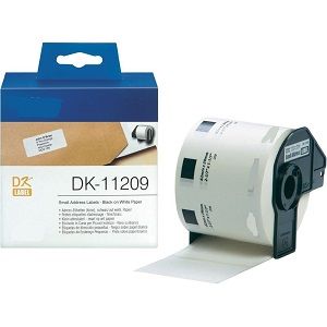 COMPATIBLE Brother Label 62mmX29mm 800psc P-Touch QL1000 1050 1060 (DK-11209), (White)