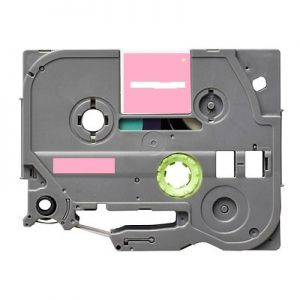 COMPATIBLE Brother Label Label color 12mmX5m P-Touch (TZe-MQP35), (White-Pink)