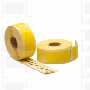 COMPATIBLE DYMO Label 54mmX25mm 500psc DYMO Labelwriter 400 (S0722520), (Yellow)