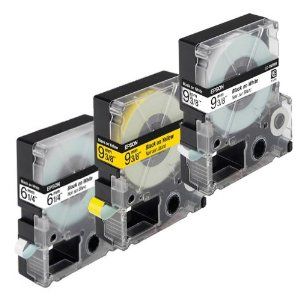 COMPATIBLE Epson Label cartr. 9mmX8m LW300,LW400,LW600,LW700,LW900 (C53S624402 ), (White)