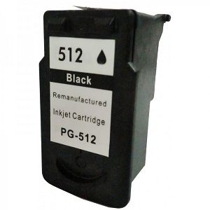 COMPATIBLE Canon Ink PIXMA MP240/MP260/MP480/MX320/MX330 (PG-512), (Black) - 18 ml