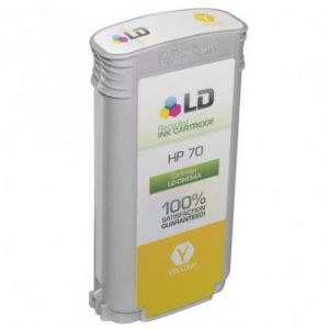 COMPATIBLE HP Ink Pigment Z2100,Z3100,Z3200,Z5200,Z5400 (Yellow) - 130 ml
