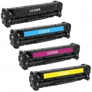 COMPATIBLE HP/Canon Toner Universal CC532A/CE412A/CF382A (718 Y), (Yellow) - 2.8K