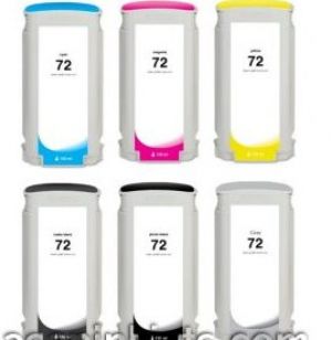 COMPATIBLE HP Ink Dye Designjet T1100,T1200,T1300,T2300, (Black) - 130 ml 