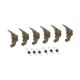 EL Toshiba <b>Upper Picker Finger</b> W/Spring DP-2460/DP-2570/DP-3580/DP-4580/DP-5510/DP-5570/DP-6510/DP-6570/DP-8070/DP-8110