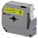COMPATIBLE Brother Label Laminated 12mmX8m (MK-631BZ), (Black-Yellow)