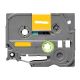 COMPATIBLE Brother Label Label color Gold 12mmX5m P-Touch (TZe-MQ835), (White-Gold)
