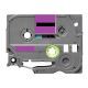COMPATIBLE Brother Label Label color Black-Pastel Purple 12mmX5m P-Touch (TZe-MQF31), (Black-Purple)