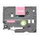 COMPATIBLE Brother Label Label color 12mmX5m P-Touch (TZe-MQP35), (White-Pink)